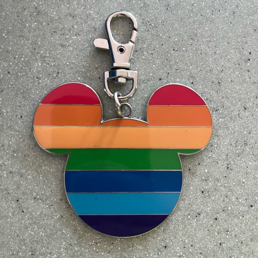 Disney Pride Mickey Mouse Lanyard Medal